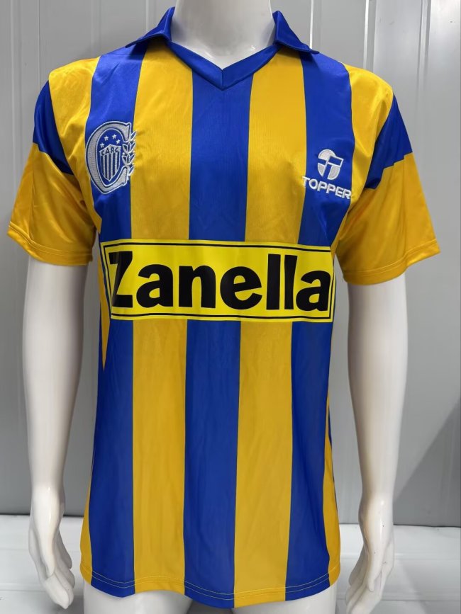 1987-1988 Rosario Central Home Retro Soccer Jersey