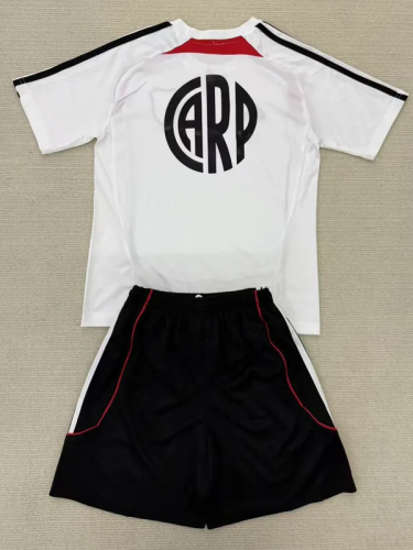25-26 River Plate White Training Shirts  Adult Suit