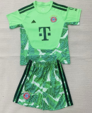 26-27 Bayern Green Goalkeeper Kids Soccer Jersey
