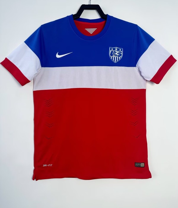 2014 USA Away Retro Soccer Jersey