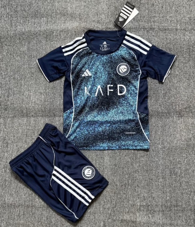 25-26 AL-Nassr Away Kids Soccer Jersey