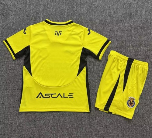 26-27 Villarreal Home Kids Soccer Jersey