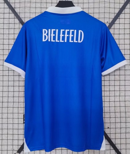 26-27 Bielefeld Blue 100th Anniversary Fans Soccer Jersey
