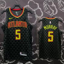 HAWKS MURRAY #5 Black Top Quality Hot Pressing NBA Jersey HAWKS MURRAY #5 Black Top Quality Hot Pressing NBA Jersey