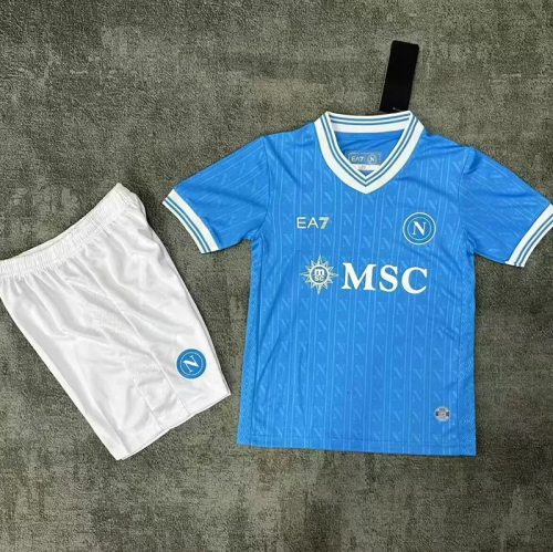 25-26 Napoli Homer Kids Soccer Jersey