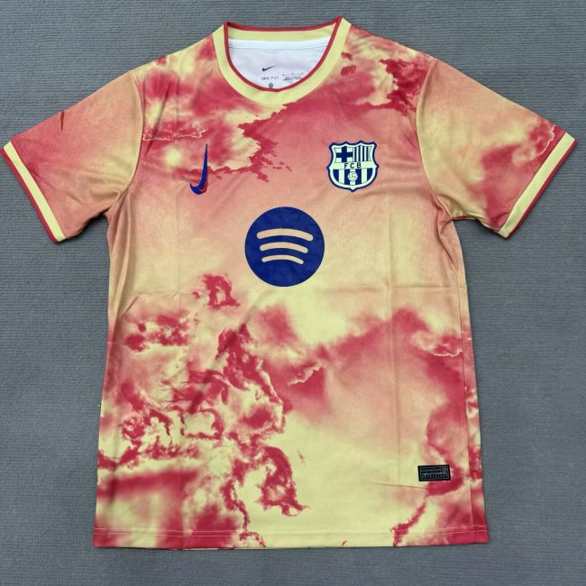 25-26 BAR Orange Red Special Edition Player Version Training Shirts