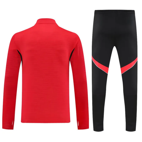 25-26 Man Utd High Quality Half Pull Tracksuit