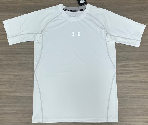 2026 UA White Tight short sleeves