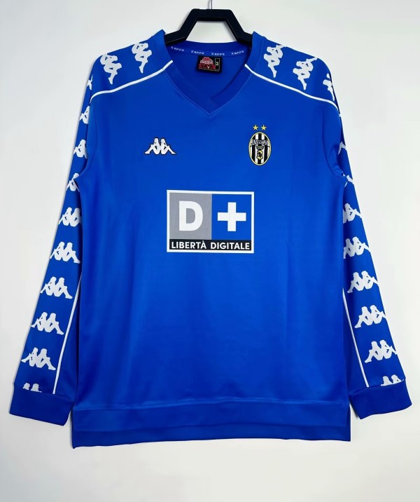 1999-2000 JUV Away Retro Long Sleeve Soccer Jersey