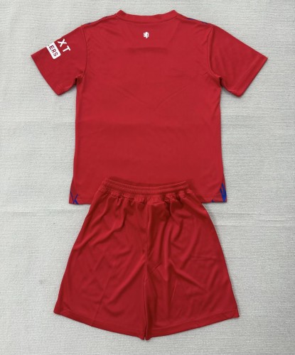 26-27 Rangers Red GoalKeeper Kids Soccer Jersey