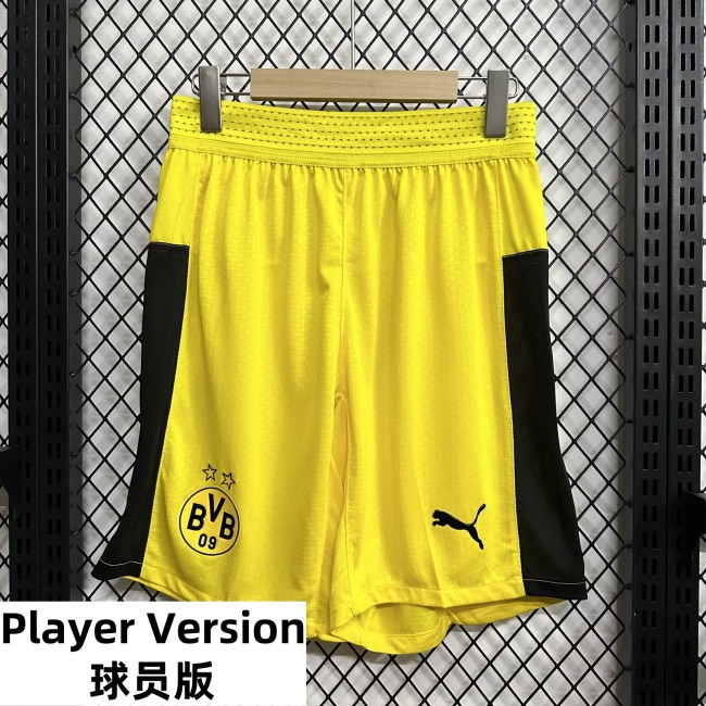 25-26 Dortmund Home Player Version Shorts Pants(球员短裤)