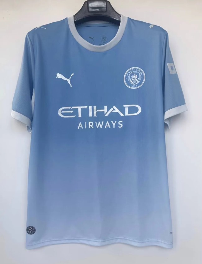 26-27 Man City Home Fans Soccer Jersey