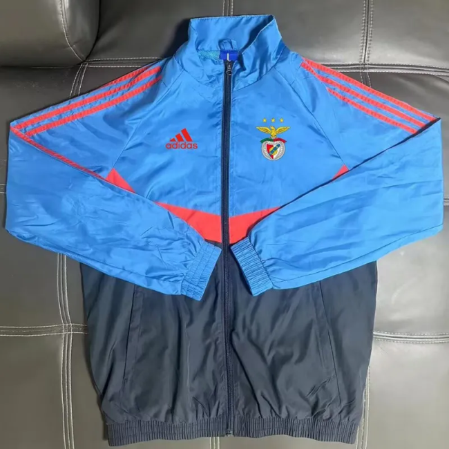 25-26 Benfica Blue black Windbreaker