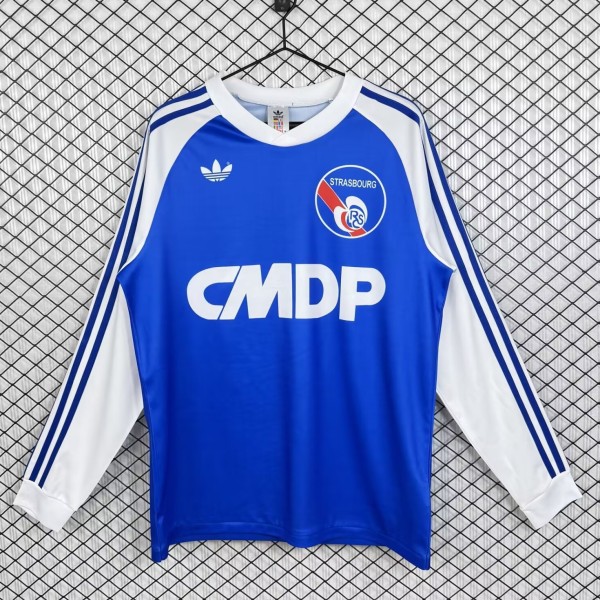 1978-1979 Strasbourg Long Sleeve Retro Soccer Jersey