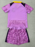 25-26 Dortmund Pink Goalkeeper Kids Soccer Jersey