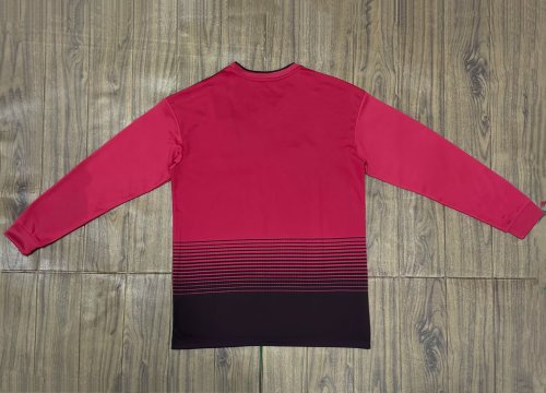 2018-2019 Man Utd Home Long sleeves Retro Soccer Jersey