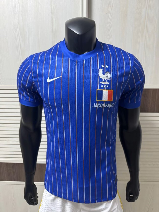26-27 France Blue Player Version Training shirts
