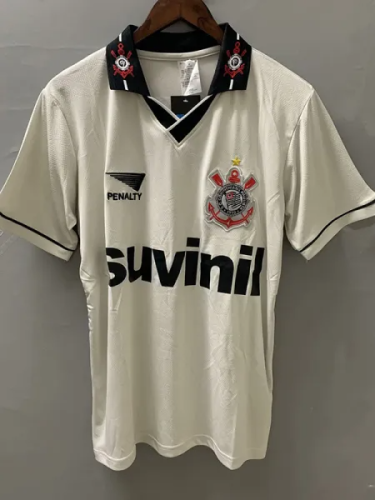 1995-1996 Corinthians Home Retro Soccer Jersey