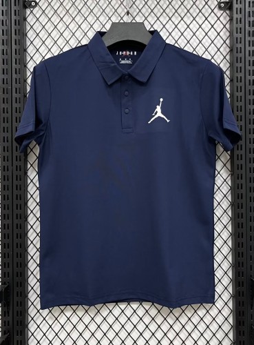 2026 Jordan Dark blue High Quality Polo Short Sleeve