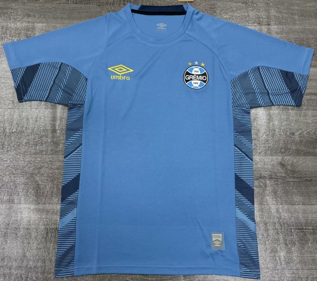 25-26 Gremio Blue GoalKeeper Fans Soccer Jersey