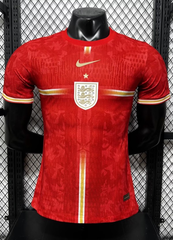 2026 England Red Special Edition Player Version Soccer Jersey