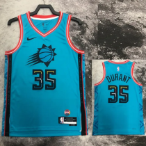 SUNS DURANT #35 Blue Top Quality Hot Pressing NBA Jersey SUNS DURANT #35 Blue Top Quality Hot Pressing NBA Jersey