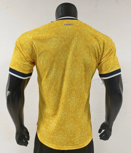 26-27 Leeds United Away Player Version Soccer Jersey