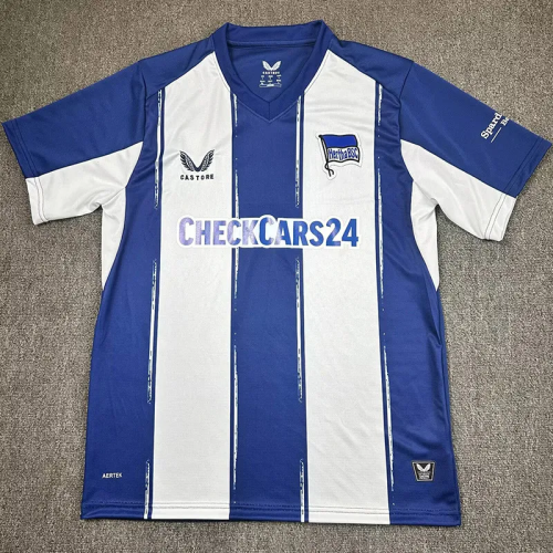 25-26 Hertha Berlin Home Fans Soccer Jersey