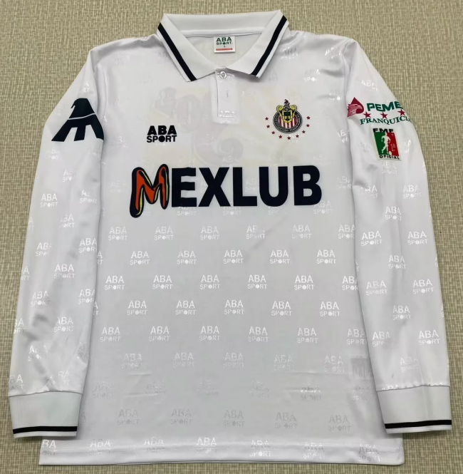1997 Chivas Away Long Sleeve Retro Soccer Jersey