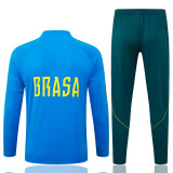 26-27 Brazil High Quality Half Pull Tracksuit