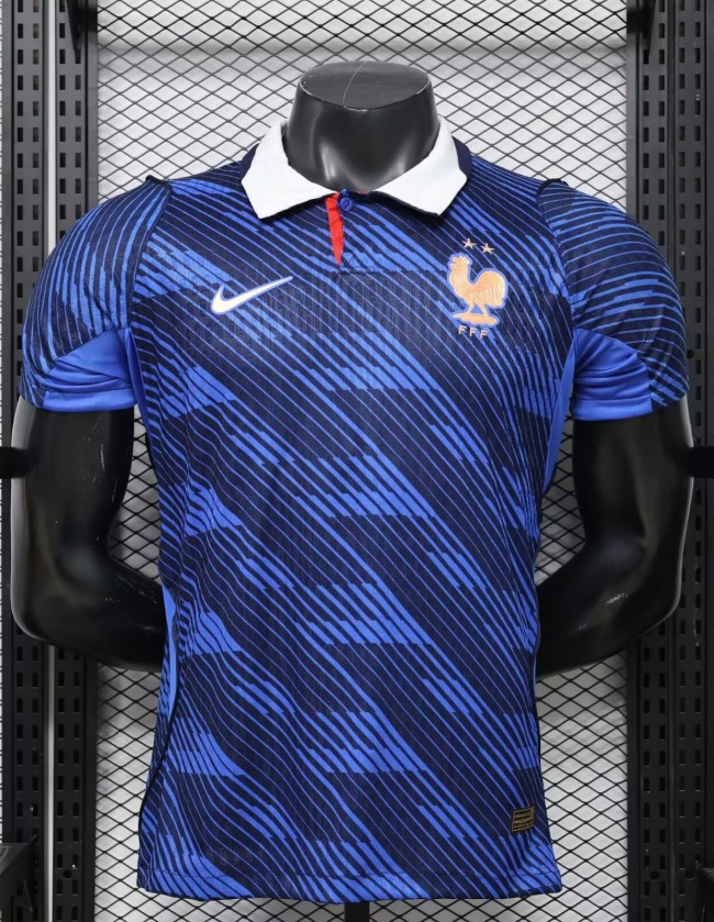 2026 World Cup France Home Player Version Soccer Jersey