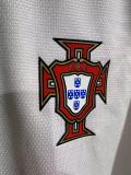 2012 Portugal Away Player Version Long Sleeve Retro Soccer Jersey  *长袖球员