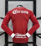 26-27 Toluca Red Special Edition Long Sleeve Player Version Soccer Jersey*长袖球员