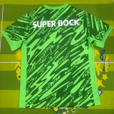 25-26 Sporting Lisbon Green Goalkeeper Fans Soccer Jersey