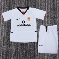 2002-2003 Man Utd Away Retro Kids Soccer Jersey