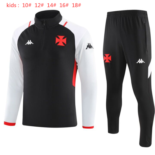 23-24Vasco da High Quality Kids Half Pull Tracksuit