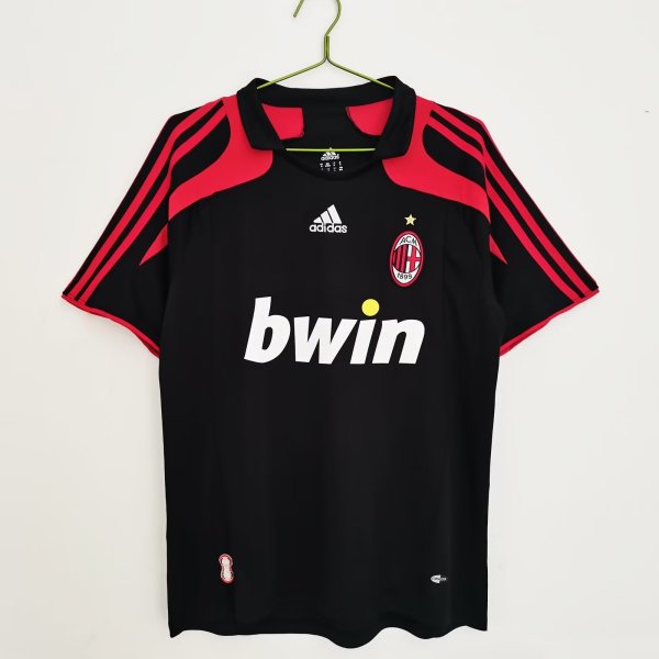 2007-2008 ACM Third Black Retro Soccer Jersey