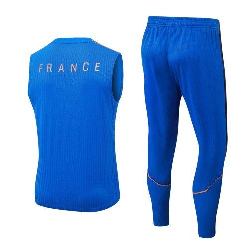 26-27 France Blue Player Version Vest and Trousers (球员套装)