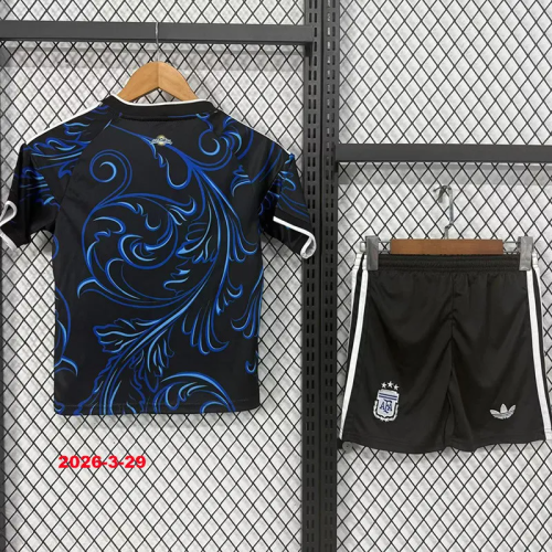 2026 World Cup Argentina Away Kids Soccer Jersey