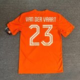 2014 NetherIands Home Retro Soccer Jersey