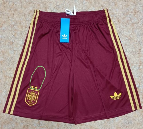 2026 Spain Away Shorts Pants (With 2 Star)*两颗星
