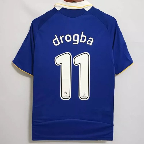 2007-2008 CHE Home Retro Soccer Jersey (Final MOSCOW 2008)