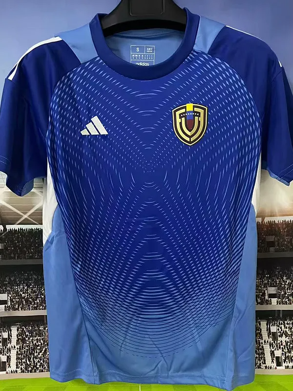 25-26 Venezuela Blue Goalkeeper Fans Soccer Jersey