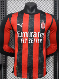 25-26 ACM Home Long Sleeve Player Version Soccer Jersey  (长袖球员)