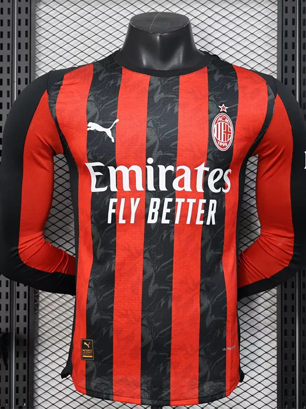 25-26 ACM Home Long Sleeve Player Version Soccer Jersey (长袖球员)