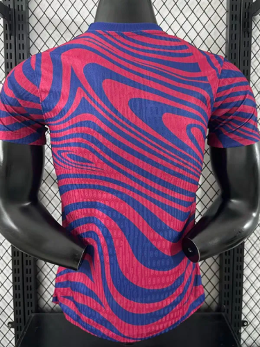 25-26 BAR Red Blue Special Edition Player Version Training Shirts