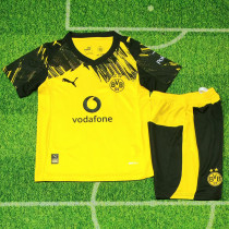 25-26 Dortmund Home Kids Soccer Jersey