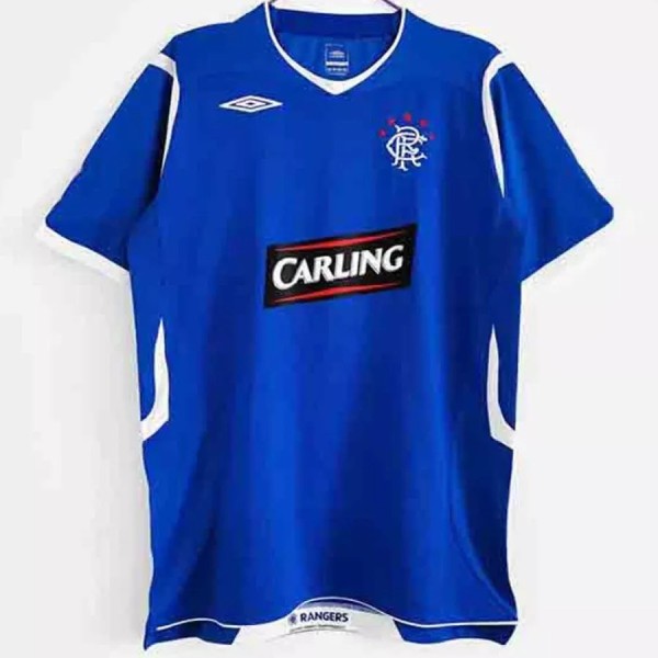 2008-2009 Rangers Home Retro Soccer Jersey
