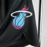 23-24 HEAT Black South Coast Top Quality NBA Pants