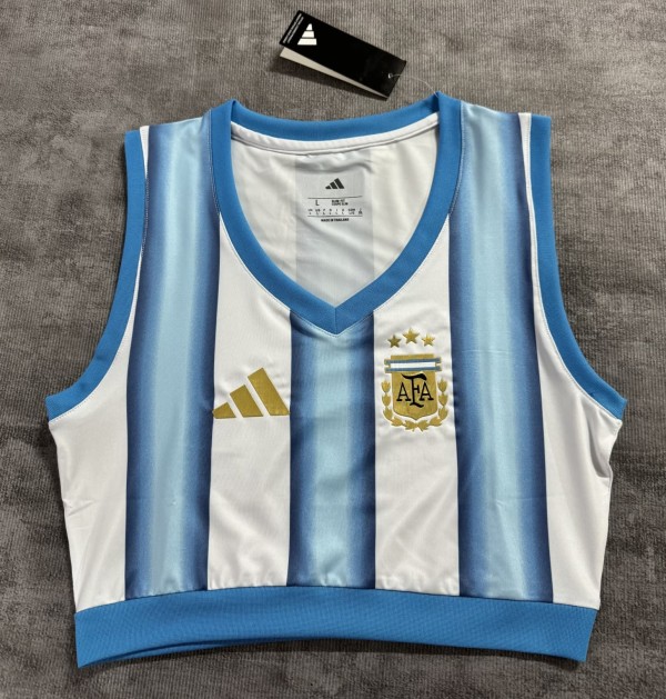 2026 Argentina Home Women Yoga Vest (女)